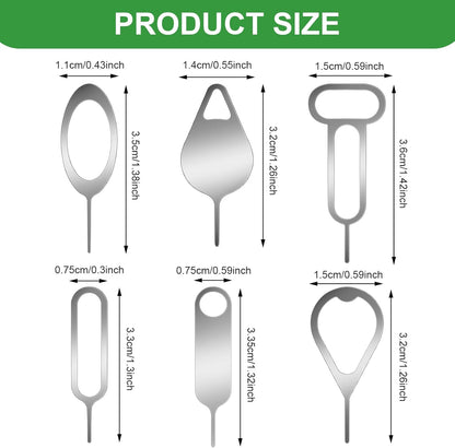 12pcs SIM Card Removal Tool Card Tray Ejector Pins Needle Opener Ejector Needle Pin Remover for Smart Phones for Samsung Galaxy HTC Tablets