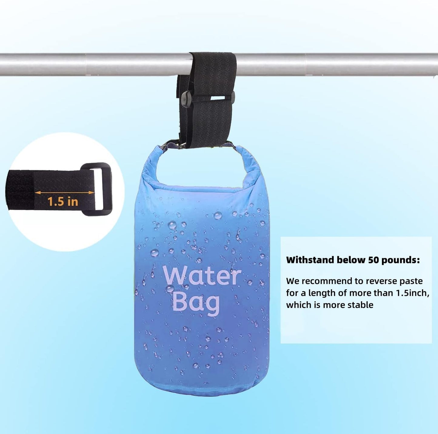 2 Rolls 32.2ft 1 Inch Wide Cable Ties, Jumpso Adjustable Fastening Zip Ties Hook and Loop Straps with 40 Metal Buckles, Reusable Nylon Cinch Straps for Organizer, Black