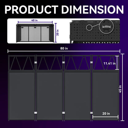 Portable DJ Booth Table,Foldable DJ Table Stand Portable with White & Black Scrim,Adjustable DJ Facade Table Station Metal Frame DJ Table with Cable Hole for Private Events, Clubs, Bars (Upgrade)