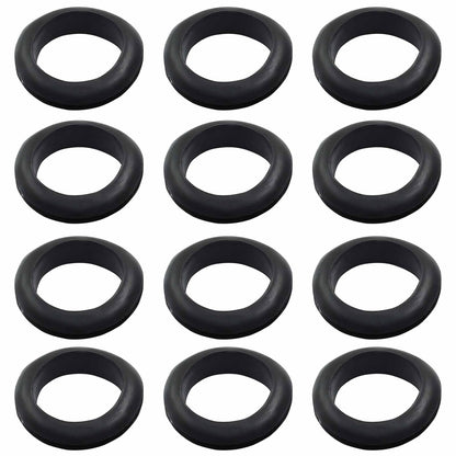 12 Pcs Rubber Grommets, 1-9/16" Inside Diameter 1-3/4" Drill Hole Rubber Wire Grommets O Ring Grommets for Wire, Firewall, Cables, Plugs, Automotive