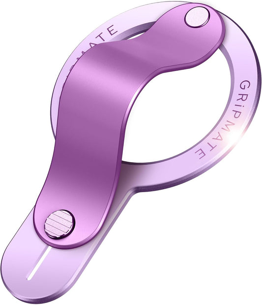 Phone Grip for iPhone - Magnetic Phone Ring Holder Detachable for iPhone 16 - Comfortable Finger Phone Loop Grip for Apple 16/15/14/13/12,Purple