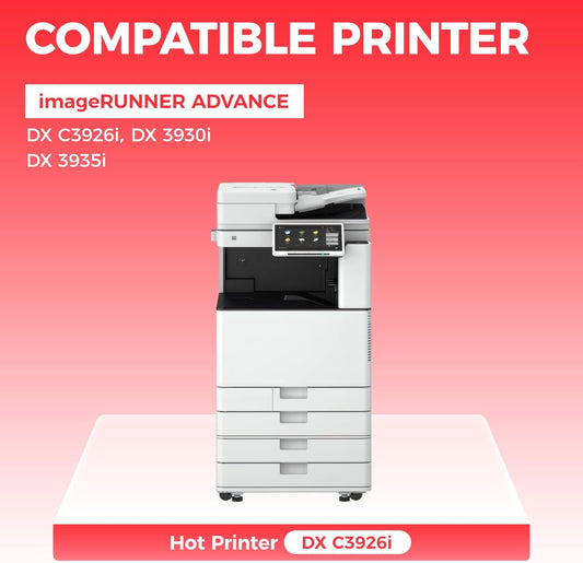 GPR-66 GPR66 Toner Compatible for Canon GPR-66 Toner Cartridge Set 4-Pack High Yield 5753C003AA 5754C003AA 5755C003AA 5756C003AA for Canon Color imageRUNNER ADVANCE DX C3926i C3930i C3935i Printer Ink