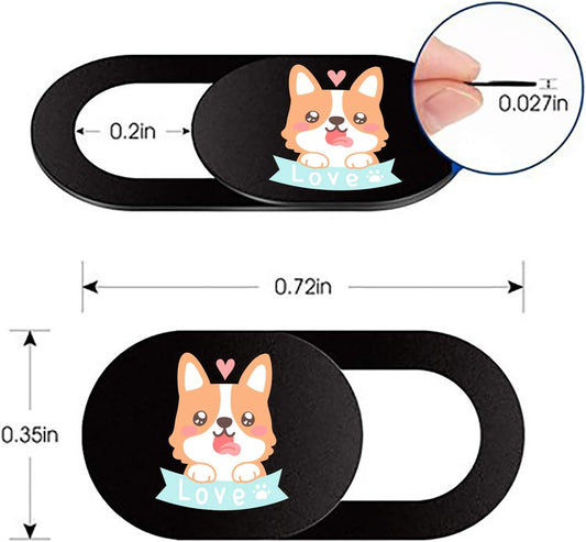 Laptop Camera Cover Slide 3 Pack Ultra Thin Slide Computer Webcam Covers for Echo Show, iPad, Tablet, Chromebook, PC - Koji