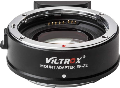 VILTROX EF-Z2 Auto Focus Lens Adapter 0.71x Reducer Speedbooster Lens Converter Compatible with Canon EF Mount Lens to Nikon Z Mount Mirrorless Cameras Z5 Z6 Z6II Z7 Z7II Z50 Zfc