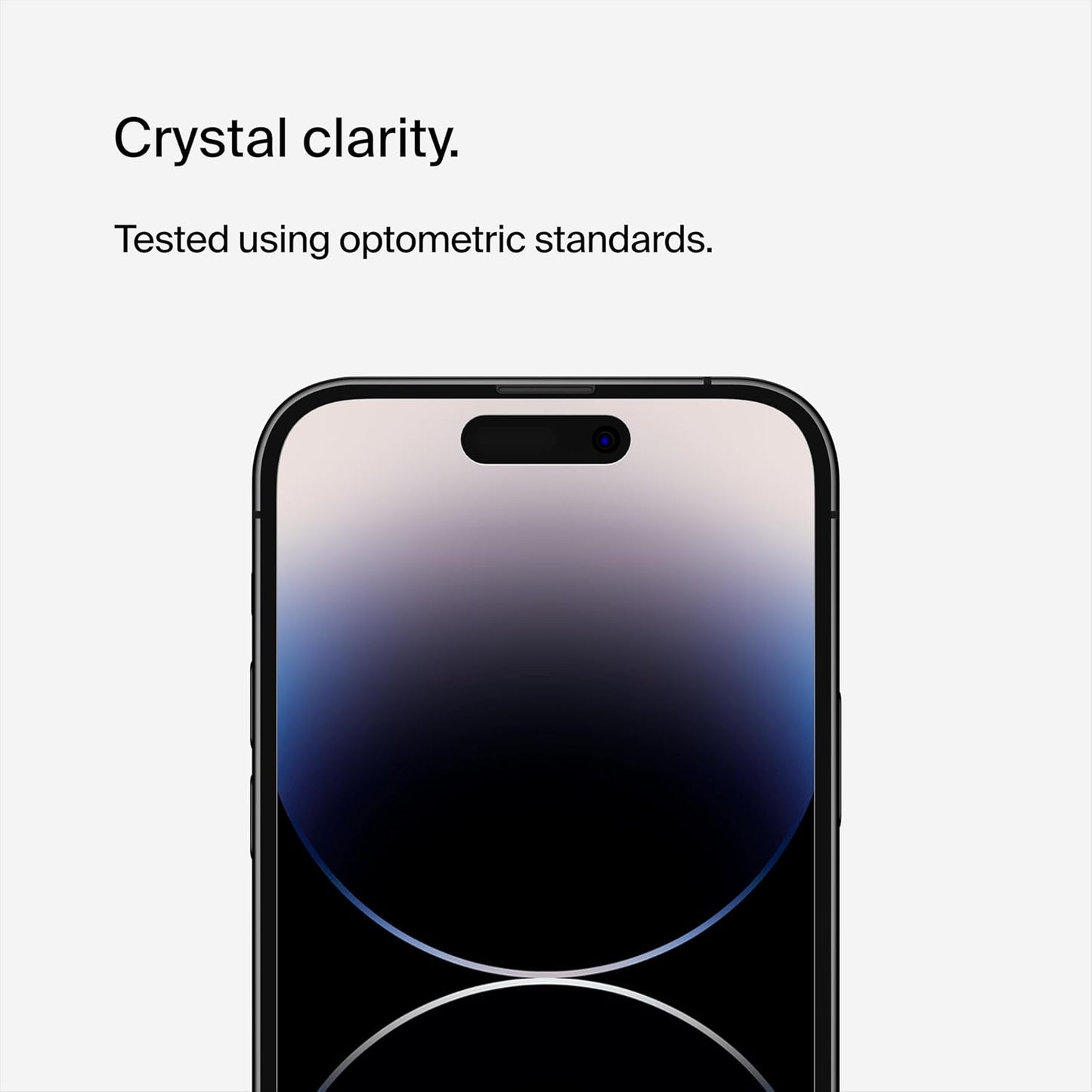 Belkin ScreenForce TemperedGlass Privacy Screen Protector for iPhone 14 Pro - Treated Surface with Anti-Fingerprint Coating and Included Easy Align Tray for Bubble Free Application
