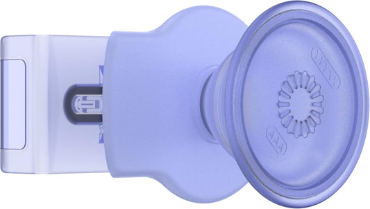PopSockets Phone Grip Slide for Phones and Cases, Sliding Phone Grip with Expanding Kickstand - Deep Periwinkle