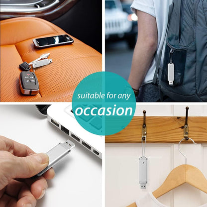 KEXIN 20PCS Flash Drive 4 GB Bulk Pack USB Flash Drive Thumb Drive Memory Storage Jump Drive Design in Snapcap (20 Pack Silver)