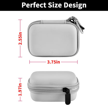 Portable Charger Power Bank Case for Swyop/for Feob/for Charmast/for JEJILL/for LanLuk/for VEGER/for iWALK/for Taegila/for Kuulaa and More Small Charging Battery Pack - Bag Only (White)