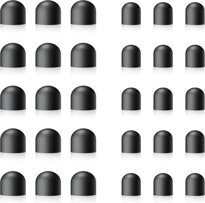 Rubber Tips for Stylus Pens (15 Pair, 0.2'' & 0.28'') Replacement nibs for Touch Screen Pen,Soft,No Scratches,Universal Stylus Ends