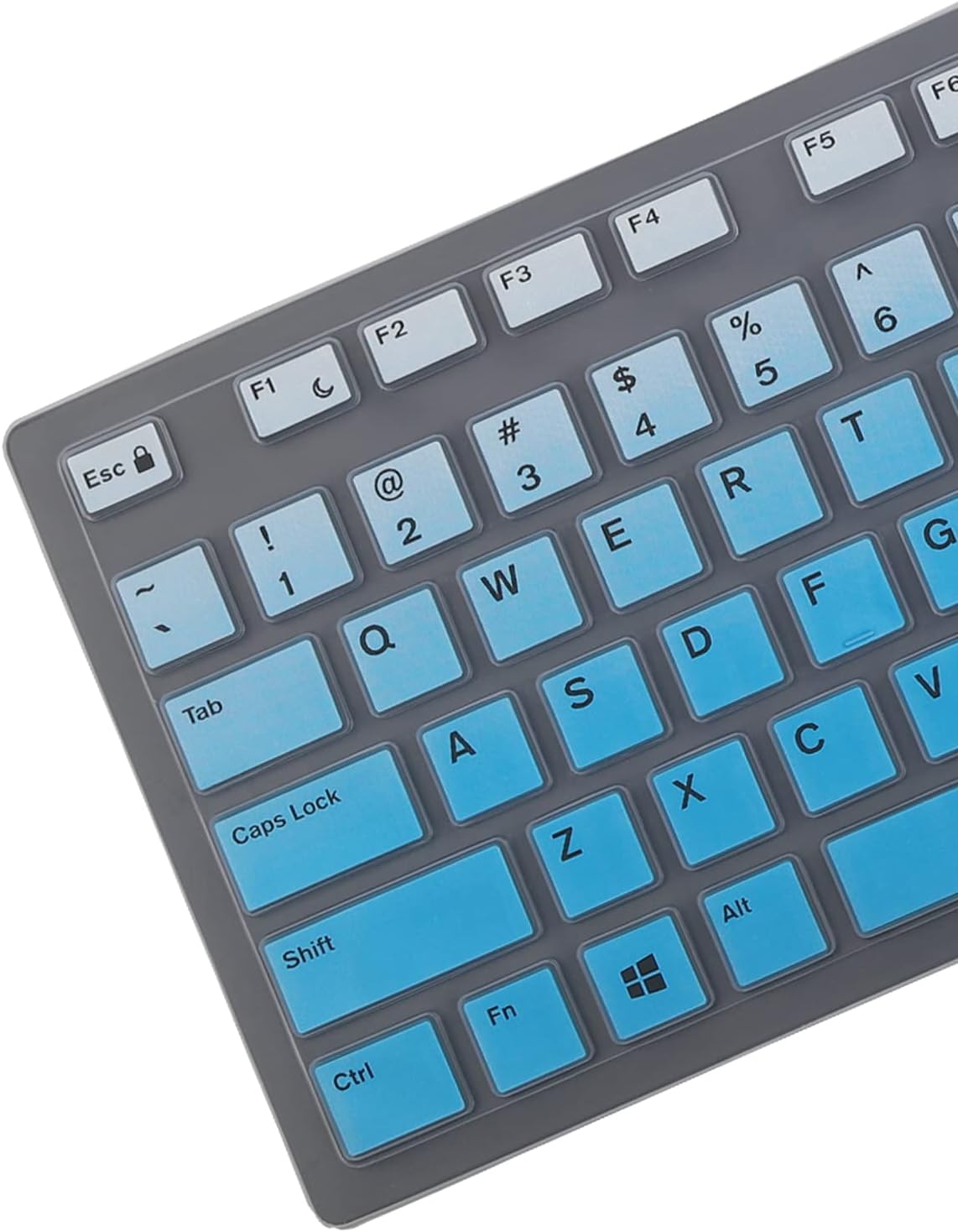 Keyboard Cover Skin for Dell KM636 KB216 KB216t KB216d KB216p Wired & Wireless Keyboard, Dell Optiplex 5250 3050 3240 5460 7450 7050, Dell Inspiron Desktop 24" 27" 5400 5490 7700 7790 3475 3670 3477