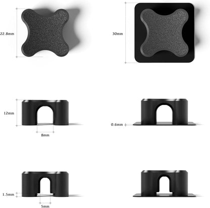 Magnetic Cable Organizer – Desktop Multipurpose Cord Keeper & Cable Management Clip for Home & Office