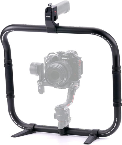 Tilta Basic Ring Grip Plus Compatible with DJI Ronin RS3 Pro/ RS4/ RS4 Pro | Improved Stability, Movement & Flexibility | Aluminum Alloy | Multiple Power Options