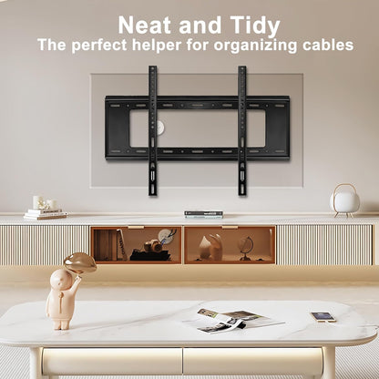 Cord Hider for Wall Mount TV, in Wall Cable Management Kit for Large Capacity, Wall Cable Hider Behind The Wall, Cable Raceway White Includes Hole Saw Dril Attachment - 2 Pass Locking Brackets