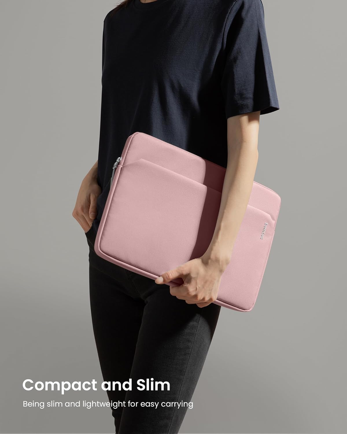 tomtoc Slim Laptop Sleeve for 15-inch 2025 New MacBook Air M4/A3241, M3/A3114, M2/A2941, 15 Inch Microsoft Surface Laptop AI PC/6/5, Dell XPS 15 Plus, Recycled Water-Resistant Protective Case Bag