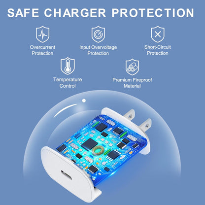 iPhone 16 15 Charger Fast Charging,30W USB C iPhone 16 15 Pro Max Charger Block &10FT Long Type C Cable Cord for iPhone 16/16 Pro Max/15/15 Pro Max/15 Plus/iPad Pro 12.9/11,Android Phone for S25Ultra