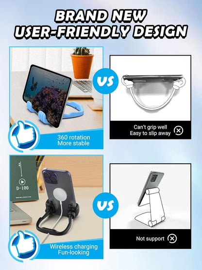 Cell Phone Holder Thumbs Up Lazy Phone Stand: 3 Pack Graduation Gifts for Teen Boys Him Kids 2025 Phone Stand for Desk Back to School Supplies Gifts for Men Birthday Funny Cool Gadgets Stuff Ideas