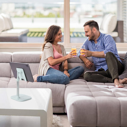 Doboli Cell Phone Stand, Phone Stand for Desk, Phone Holder Stand Compatible with iPhone and All Mobile Phones Tablet, Gifts for Adults Women Men Mom Wife, Turquoise