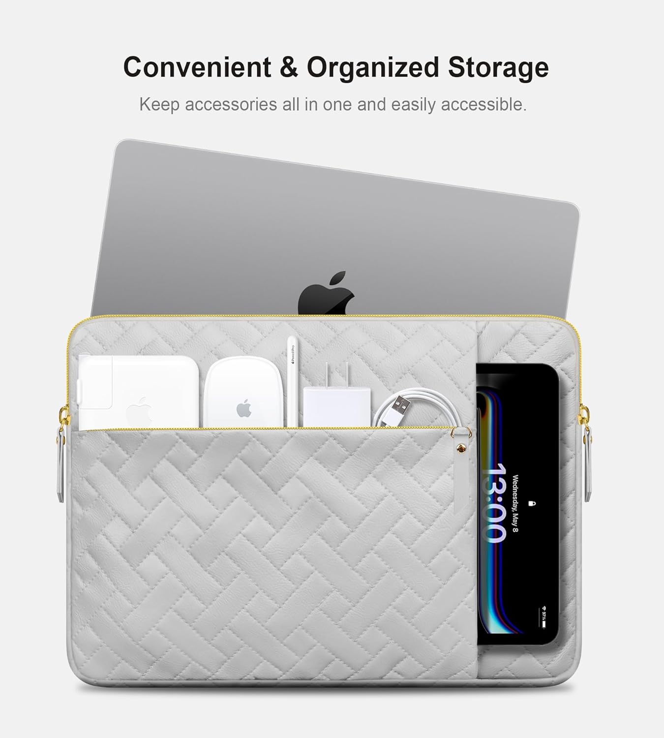 Lacdo Laptop Sleeve Case for 16 inch New MacBook Pro M4/M3/M2/M1 Pro/Max A3403 A3186 A2991 A2780 A2485 2024-2019 | 15 inch Microsoft Surface Laptop 7th Copilot+PC / 6 5 4 Computer Bag Case, Space Gray