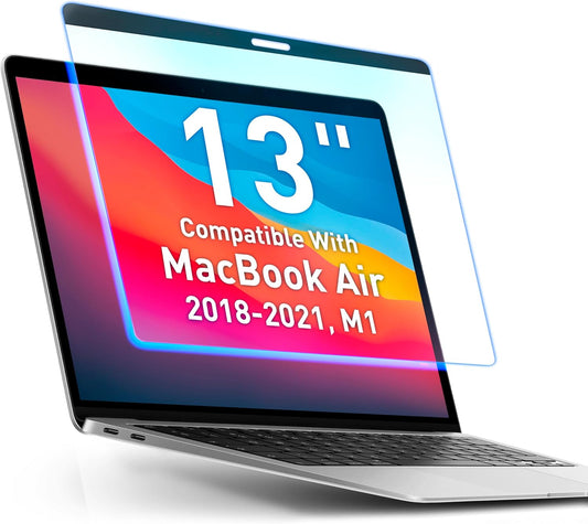 VINTEZ Magnetic Blue Light Screen Protector Compatible With MacBook Air 13" 2018, 2019, 2020, 2021, M1 Anti Blue Light Blocking Filter for Laptop