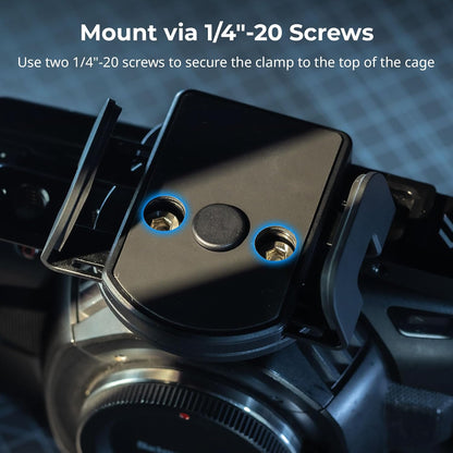 SMALLRIG Phone Mount Bracket SSD Holder for MagSafe, 1.6-2.4in Wide Clamping, for Samsung T5 T7 SSD, for SanDisk SSD, for iPhone 16/15/14/13/12, Universal SSD Drive Holder for Camera Cage - 5397