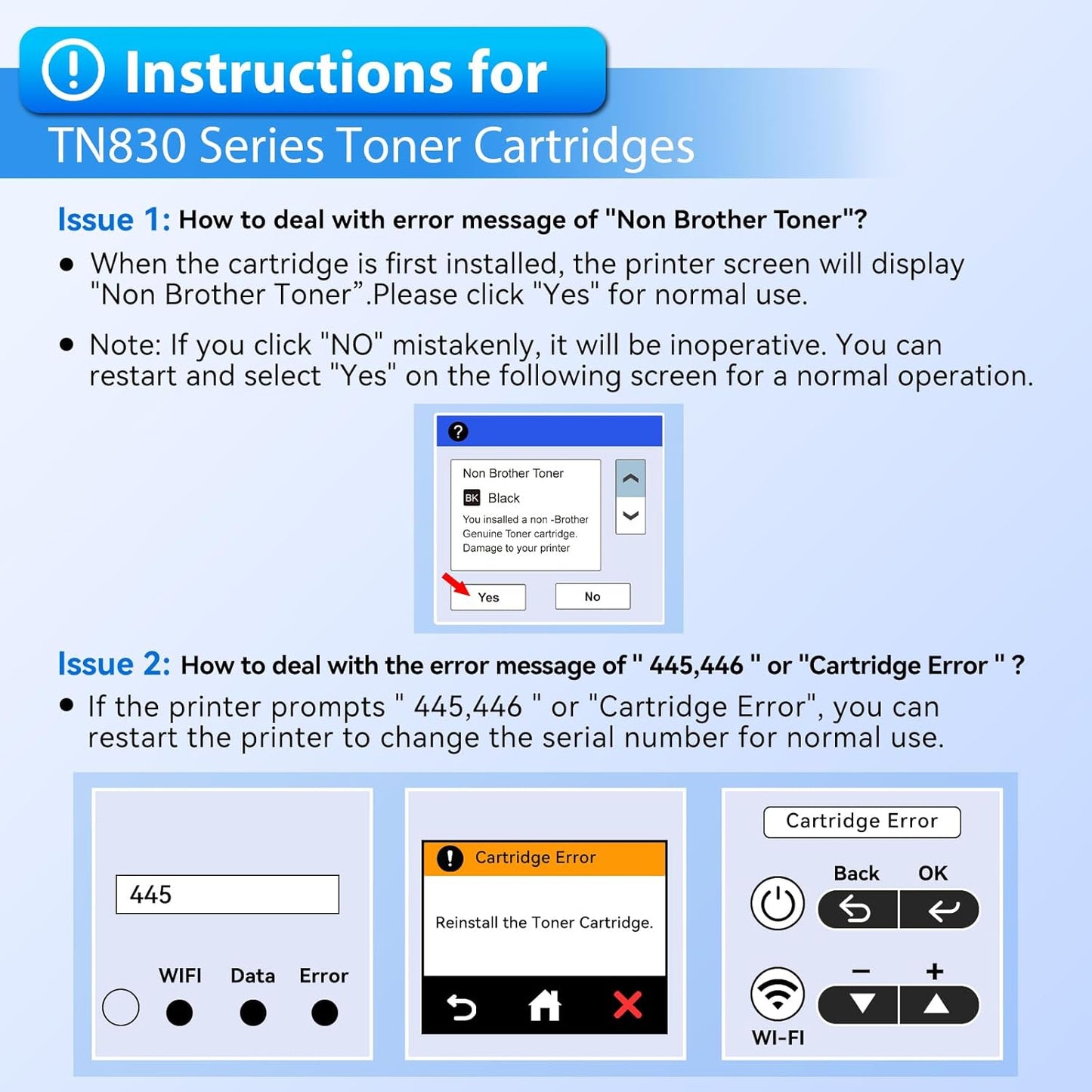 ZIPRINT TN830XL Toner 4 Pack(with chip) Compatible Replacement for Brother tn830 tn 830xl tn830/xl/v tn 830 Toner for HL-L2460DW HL-L2405W DCP-L2640DW MFC-L2820DW MFC-L2900DW HL-L2480DW Printer