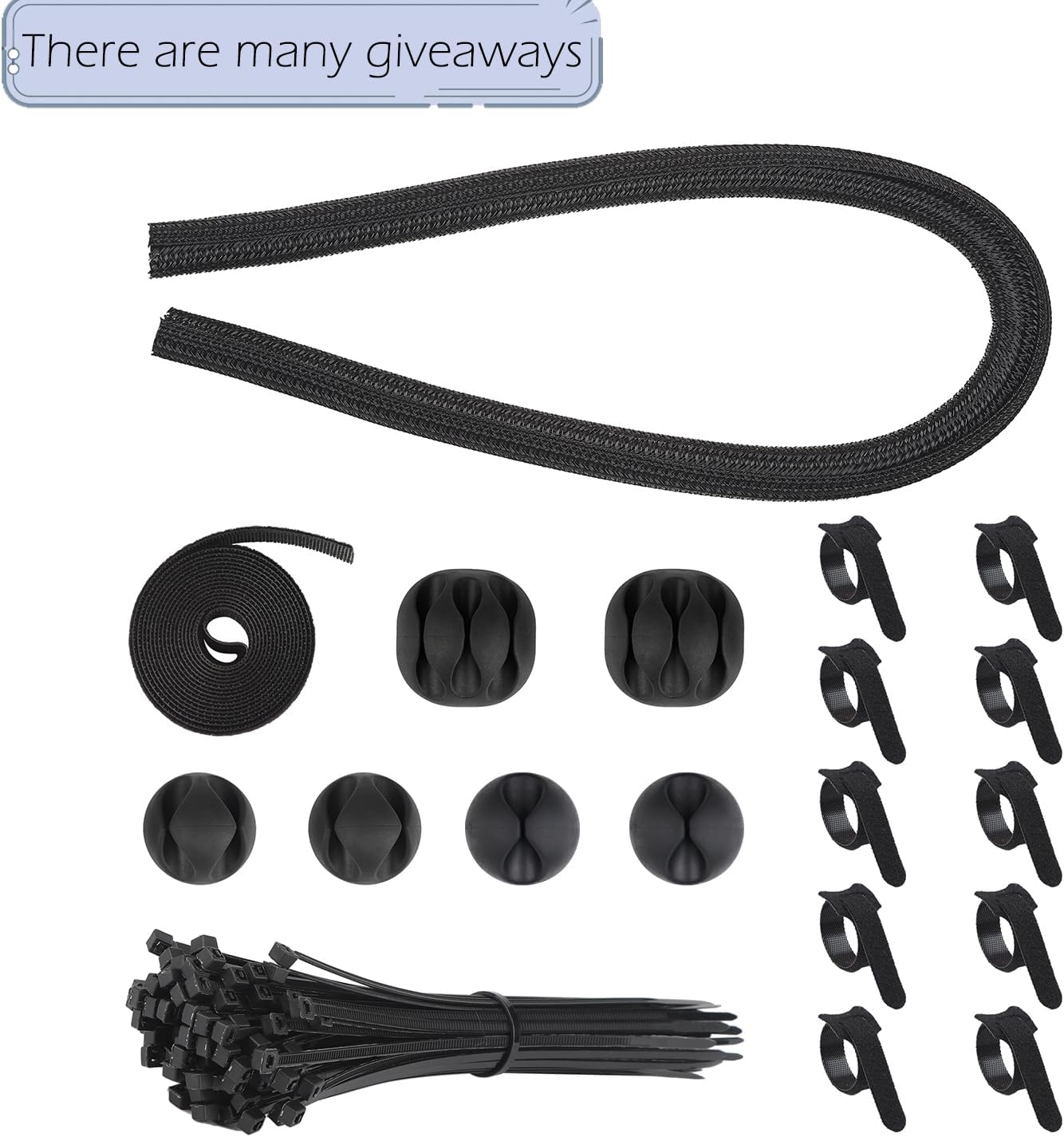 Cable Management Box Large Cable Organizer Box for Power Strips, Surge Protectors, Chargers, Adapters, TV Computer Wires Cable Hider Organizer Box with Cable Ties，Clip Holders - Khaki