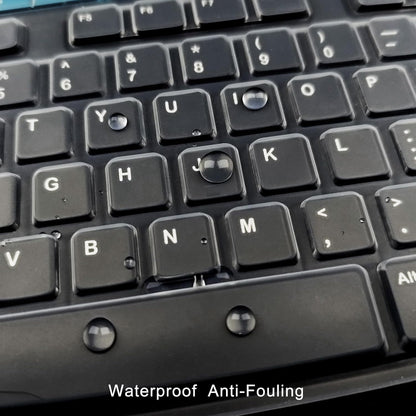 Silicone Keyboard Cover for Logitech K200 K260 K270,Ergonomic Wireless Keyboards, MK200 MK260 Keyboard Skin Waterproof Dustproof - Transparent