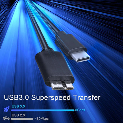 Master Cables USB C to Micro B Cable 0.5 Metre USB C Hard Drive Cable Compatible with Toshiba Canvio Seagate WD Element External Hard Drives SSD HDD Galaxy S5 Camera Tablets Phones etc.