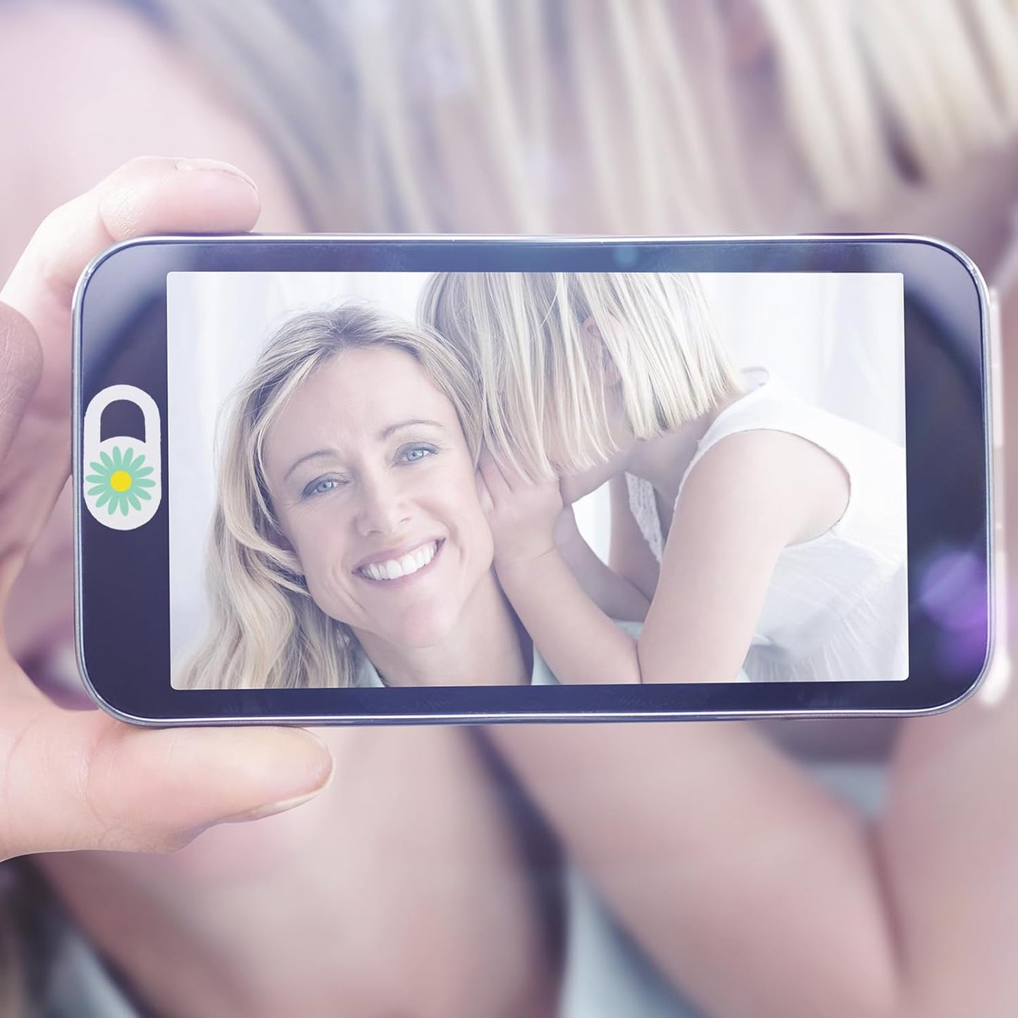 Laptop Camera Cover Slide 3 Pack Ultra Thin Slide Laptop Camera Cover for Echo Show, MacBook Pro, MacBook Air, Computer, Tablet, Mac Air, Chromebook, PC - Daisy (Patent Pending)