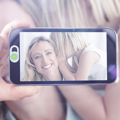 Laptop Camera Cover Slide 3 Pack Ultra Thin Slide Laptop Camera Cover for Echo Show, MacBook Pro, MacBook Air, Computer, Tablet, Mac Air, Chromebook, PC - Daisy (Patent Pending)