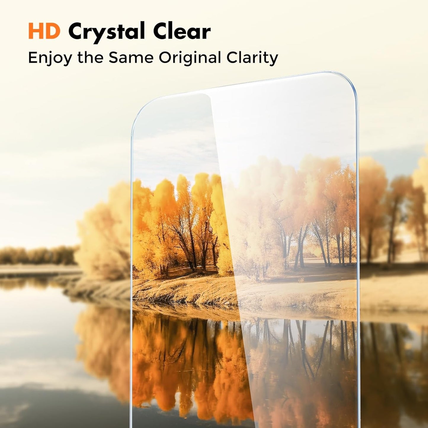 UNBREAKcable 2-Pack Screen Protector for iPhone 16, Double Shatterproof Tempered Glass [Easy Installation Frame] [9H Hardness] [99.99% HD Clear] [Case Friendly] for iPhone 6.1 inch