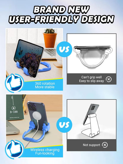 Dad Gifts for Fathers Day from Daughter Son Cell Phone Stand: Upgrade Adjustable Thumbs Up Lazy Phone Holder for Desk Fun Birthday Gifts for Grandma Teens Girls Boys Adults Husband from Wife