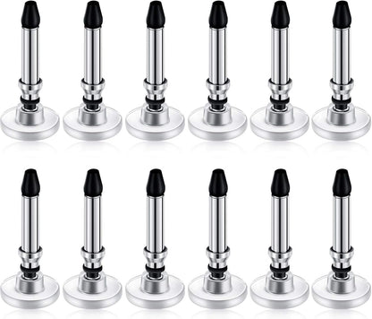 Zonon 12 Pcs Replacement Stylus Pen Tips Only Precision Round Shape Replaceable Stylus Universal Pen Disc Tips for Touch Screen Devices Daily Using Supplies