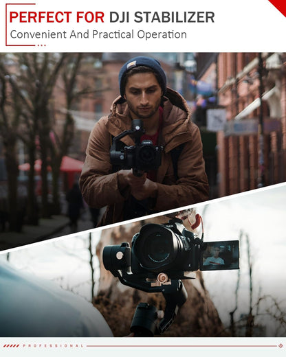 iFootage Q38-RS Quick Release Plate - Camera Quick Release System for DJI RS4 Pro, RS4, RS3 Pro, RS3, RS2, RSC2 Stabilizers, Tripods, Monopods, Sliders - Fast Installation and Swap