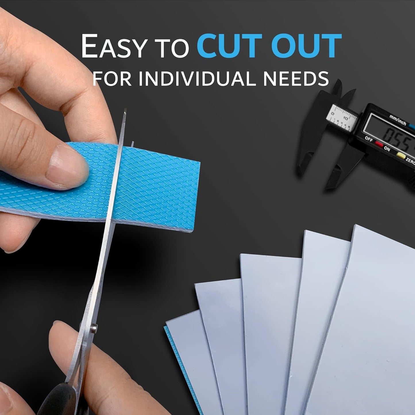 Aairhut Thermal Pad 13W/mK, 120x120x3mm Silicone Cooling Pad GPU Non Conductive Heat Resistance Extreme Odyssey Cover with Dual Self-Adhesive Films for PC Laptop Heatsink/GPU/CPU/LED