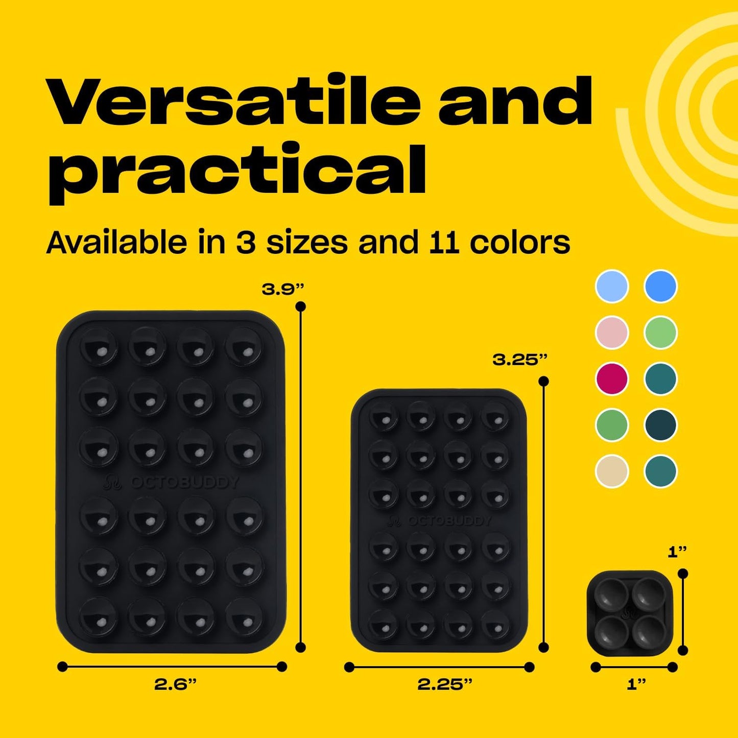 Classic - Silicone Suction Phone Case Adhesive Mount - Hands-Free, Strong Grip Holder for Selfies & Videos - iPhone & Android Compatible - 2.25″ x 3.25″, Darth Vader