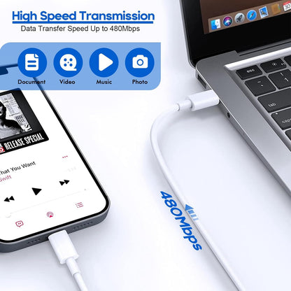 iPhone 15 Charger Fast Charging, 20W USB C Charger Block Plug Brick 10FT USB C to USBC Cable Cord Compatible with iPhone 15/15 Pro/15 Pro Max/15 Plus, iPad Pro 12.9/13/11inch,iPad Mini 6,iPad Air 4/5