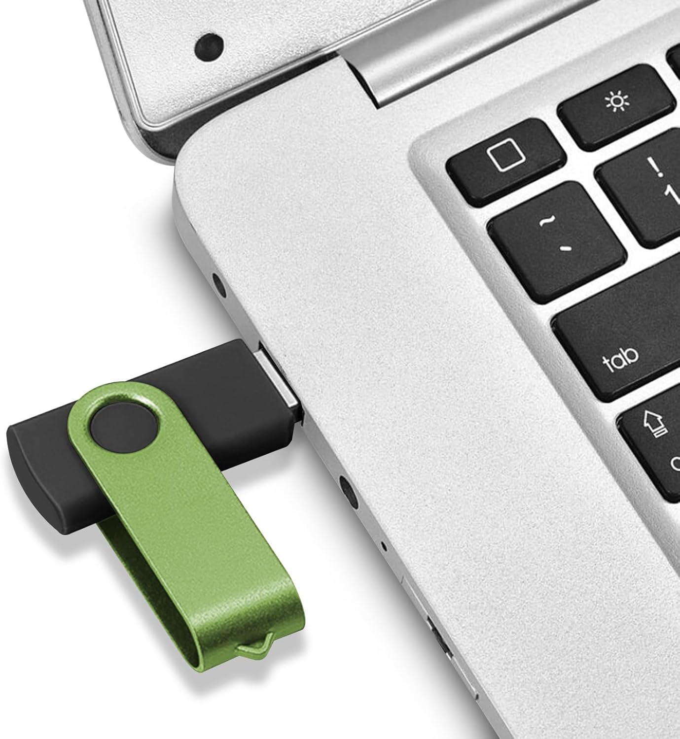 EASTBULL Flash Drives Bulk 2GB USB Thumb Drive 50 Pack USB 2.0 Memory Stick Swivel Pen Drive with Lanyard for Storage and Backup (2GB 50 Colors)