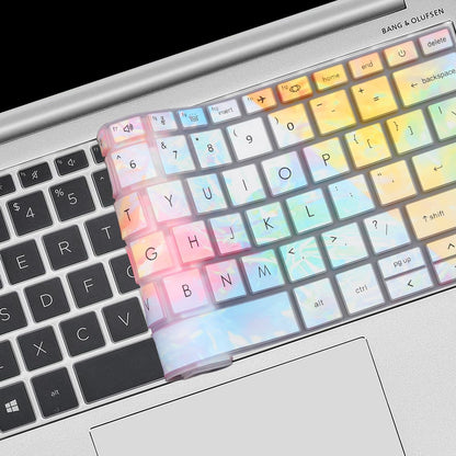 Keyboard Cover for HP EliteBook 830 835 840 845 1040 G9 G10 2024 2023 2022 13.3 14 inch Laptop Accessories Keyboard Protective Skin (Not fit The 830/840/845/1040 G8 G7 G6 G5 G4 G3)-Iridescent