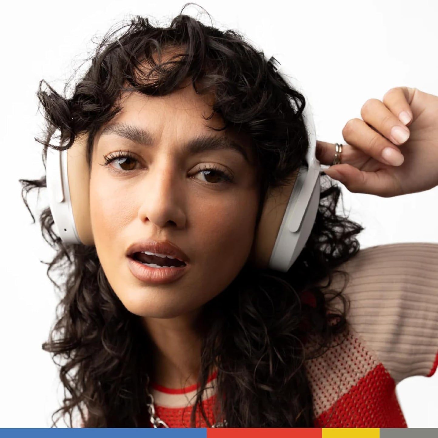 Skullcandy Hesh ANC Over-Ear Noise Cancelling Wireless Headphones, 22 Hr Battery, Microphone, Works with iPhone Android and Bluetooth Devices - Mod White