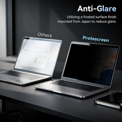 360° Laptop Privacy Screen 15.6 Inch for 16:9 Computer, 15" Monitor 4 Way Privacy Anti Glare Protector Blue Light Filter Shield Film Compatible with Lenovo/Hp/Dell/Acer/Asus/Thinkpad/Envy/Toshiba