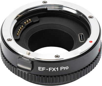 VILTROX EF-FX1 PRO Auto Focus Lens Mount Adapter Converter with Aperture Control Compatible with Canon EF/EF-S Lens to Fuji X-Mount Mirrorless Camera X-H1 X-PRO2 X-T2 X-T3 X-T1 X-T20 X-T10 X-E2 X-E1