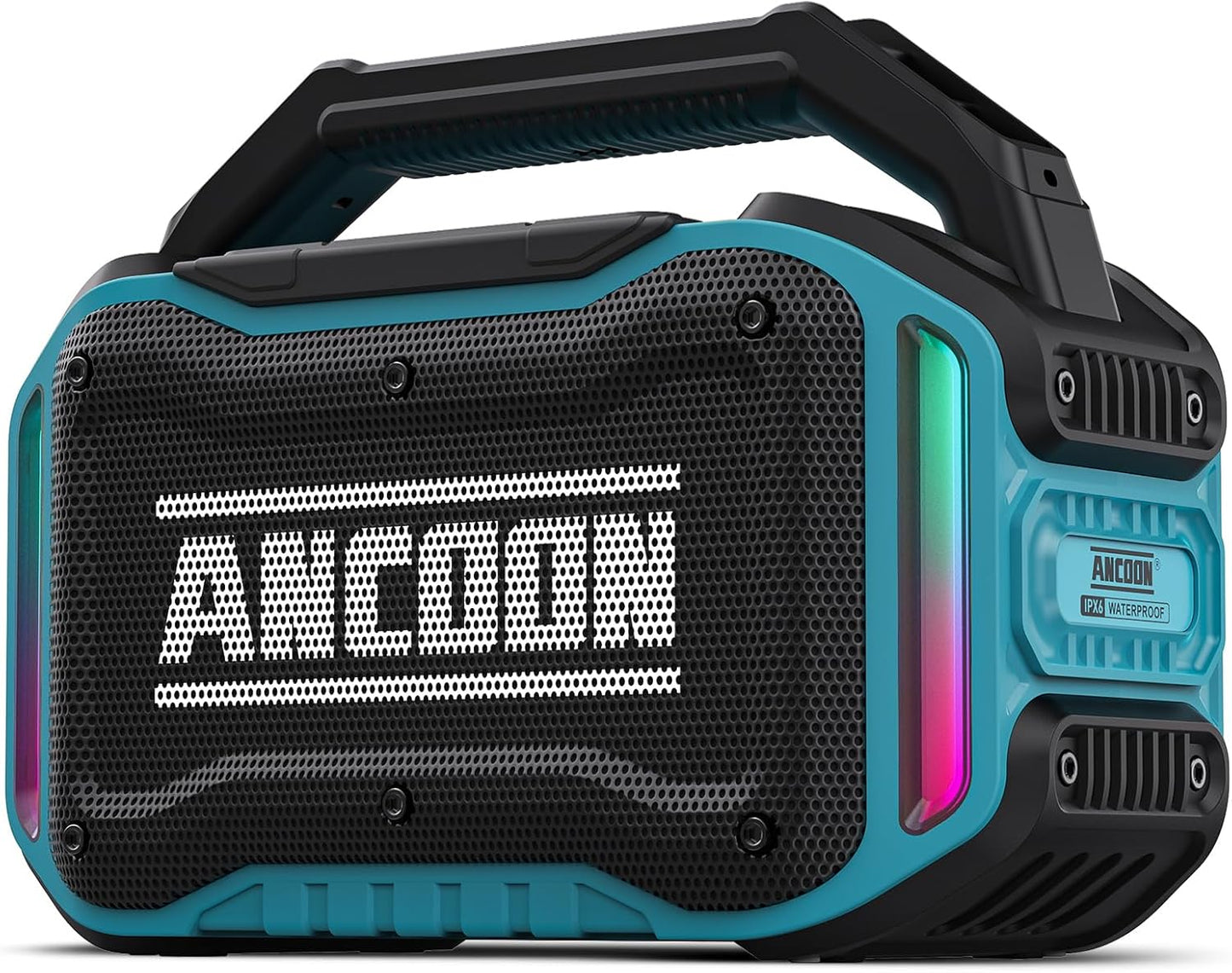 Speakers Bluetooth Wireless: 80W(Peak) Loud Speaker with Bass, 20H Playtime, IPX6 Waterproof, Large Jobsite Speakers for Work, Outdoor, Workshop, Garage, Portable Speaker with TWS (Sky Blue)