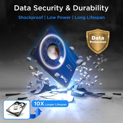 FX815 256GB SSD, 2.5" SATA SSD, Internal Solid State Drive, Up to 560MB/s, 3D NAND SLC Cashe, Compatible with Laptop & PC Desktop