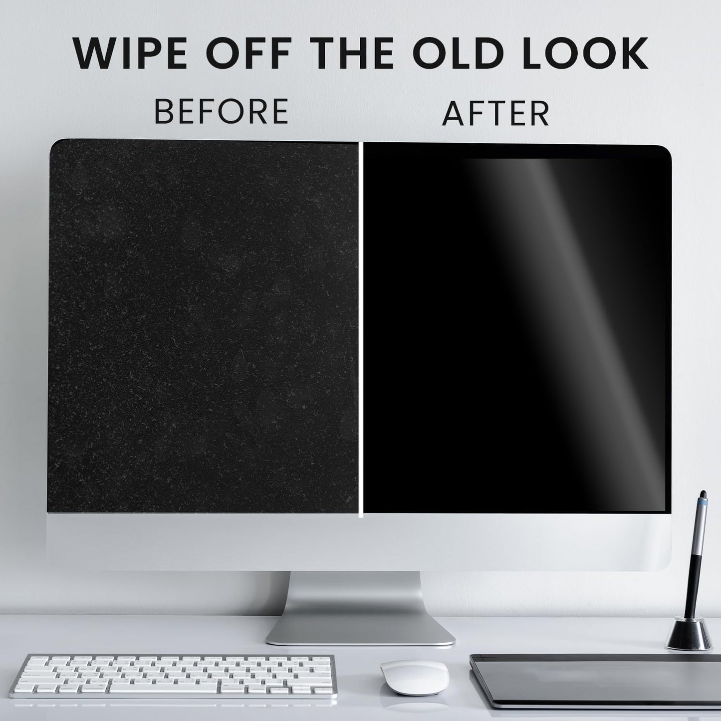 Screen Cleaner Spray - TV Screen Cleaner Spray and Microfiber Cloth kit, Computer Screen Cleaner & Car Screen Cleaner for TV, Monitor, Laptop, MacBook, iPad, iPhone and Electronic Devices - 2 Pack