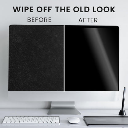 Screen Cleaner Spray - TV Screen Cleaner Spray and Microfiber Cloth kit, Computer Screen Cleaner & Car Screen Cleaner for TV, Monitor, Laptop, MacBook, iPad, iPhone and Electronic Devices - 2 Pack