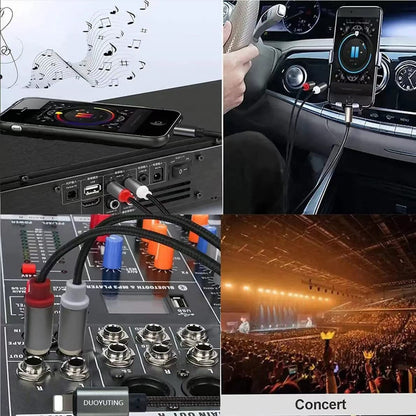 RCA Audio Cable, iOS Phone to 2 Male RCA Stereo Audio Y-Adapter for iPhone/Sound Box/Amplifier/Home Theater etc. (6.2ft)