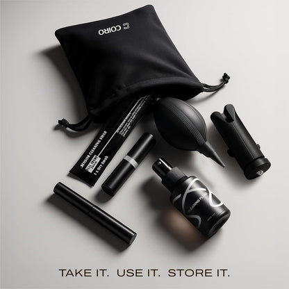 Camera Lens Cleaning Kit for DSLR and Sensitive Electronics, 9-in-1 Lens Cleaner Spray, Camera Pen, Blower, Wipes, Sensor Cleaner, Photographer Gifts & Accessories