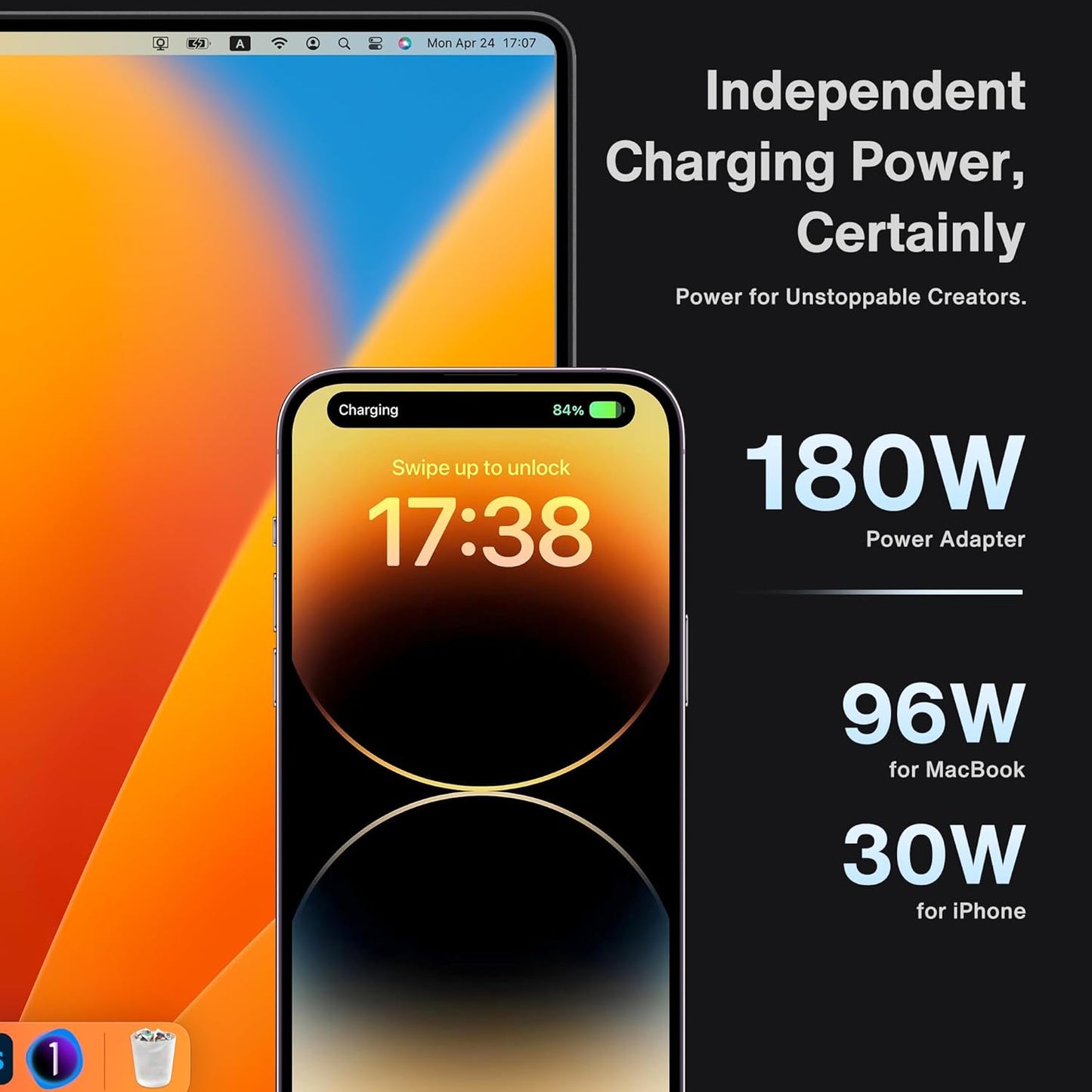 iVANKY FusionDock Max 1 Dual Thunderbolt 4 Chips, 20-in-1 Quad 6K@60Hz Monitor MacBook Docking Station, 40Gbps Dock for Mac M1/M2/M3 Pro/Max, 2HDMI 2.0, 96W PD, 10Gbps USB, 2.5 GbE, Silver