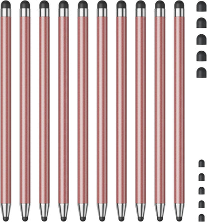 Stylus (10Pcs), Stylus Pen for Touchscreen, High Precision and Sensitivity Stylus Pen for Android Smartphone and Tablets, Compatible with Capacitive Touch Screen (Watermelon red)